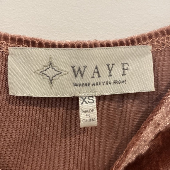 Wayf velvet bodysuit long sleeves Size XS - Picture 4 of 9